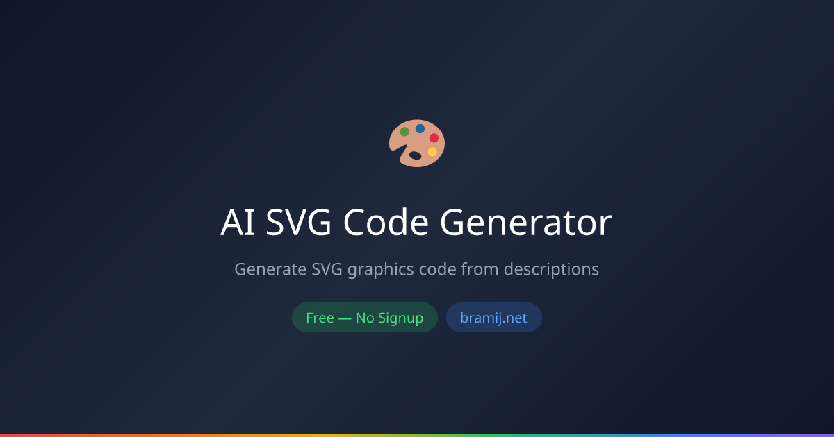 AI SVG Code Generator — مجاني أونلاين | برامج | برامج